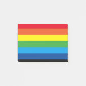 Kleurrijke regenboog post-it® notes (Voorkant)