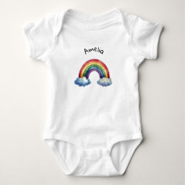 Kleurrijke regenboog romper