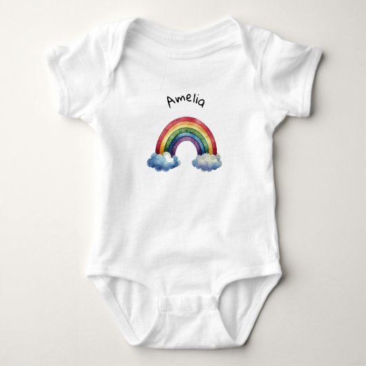 Kleurrijke regenboog romper (Voorkant)