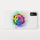 Kleurrijke Regenboog Roos Case-Mate iPhone Case (Achterkant (horizontaal))