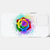 Kleurrijke Regenboog Roos Case-Mate iPhone Case (Achterkant (horizontaal))