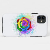 Kleurrijke Regenboog Roos Case-Mate iPhone Case (Achterkant (horizontaal))