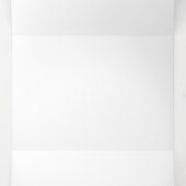 Kleurrijke Regenboog Roos Drieluik Uitnodiging (Binnenkant midden)