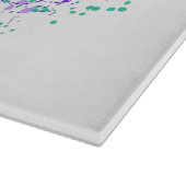 Kleurrijke Regenboog Roos Snijplank (Hoek)