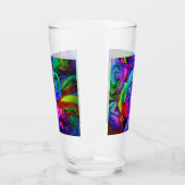 Kleurrijke regenboog Rozen #1 Glas (Links)