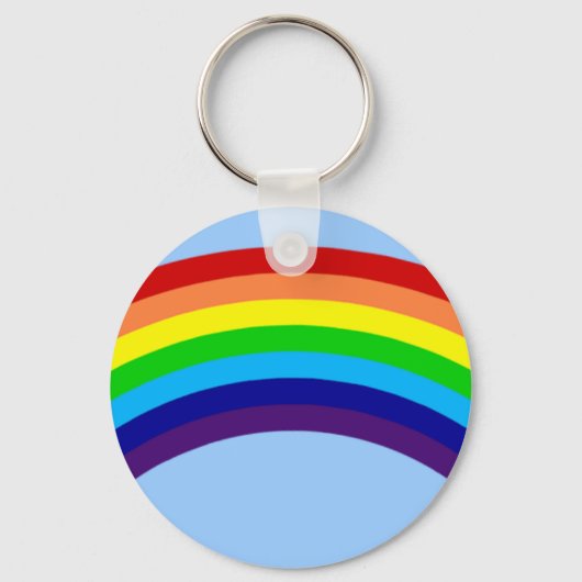 kleurrijke regenboog sleutelhanger (Voorkant)