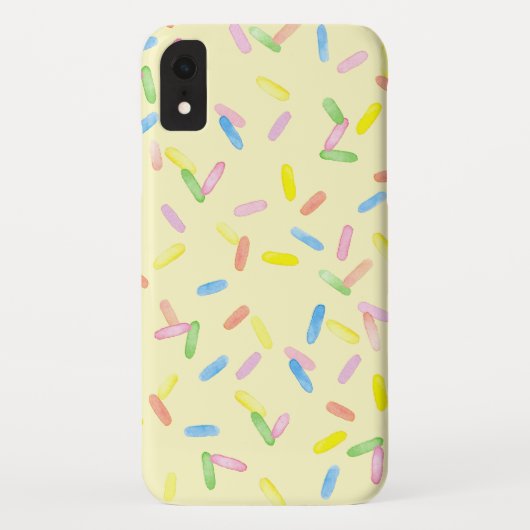 Kleurrijke regenboog sprinkles waterverf Case-Mate iPhone case (Achterkant)