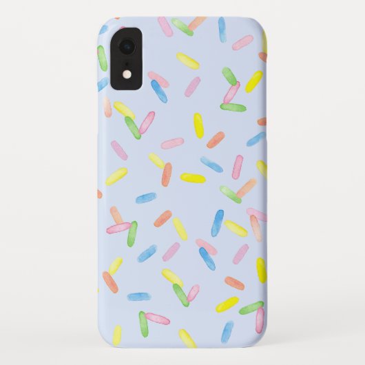 Kleurrijke regenboog sprinkles waterverf Case-Mate iPhone case (Achterkant)
