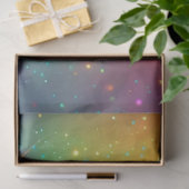 Kleurrijke Regenboog ster ruimte Tissuepapier (Geschenk)