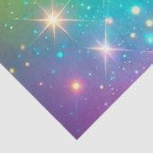 Kleurrijke Regenboog ster ruimte Tissuepapier (Detail)