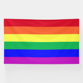 Kleurrijke Regenboog Strepen Achtergronden Gay Fee Spandoek