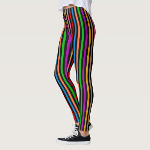 Kleurrijke Regenboog Strepen Lijnen Ontwerp - Zwar Leggings