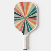 Kleurrijke regenboog Sunburst Pickleball Paddle (Achterkant)