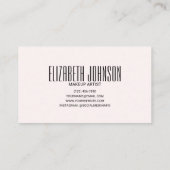 Kleurrijke Regenboog Trendy Modern Elegant Abstrac Visitekaartje (Achterkant)