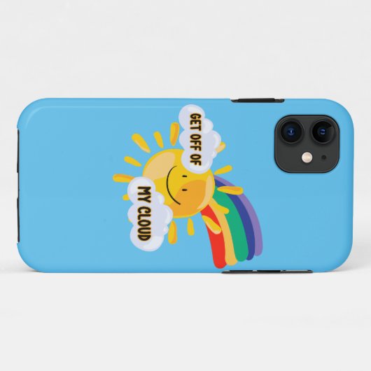 Kleurrijke regenboog uit mijn wolk Case-Mate iPhone case (Achterkant (horizontaal))