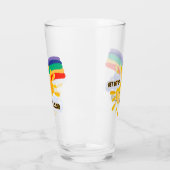 Kleurrijke regenboog uit mijn wolk glas (Links)