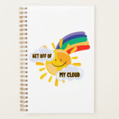 Kleurrijke regenboog uit mijn wolk planner (Voorkant)