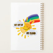Kleurrijke regenboog uit mijn wolk planner (Achterkant)