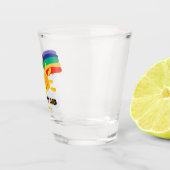 Kleurrijke regenboog uit mijn wolk shot glas (Rechts)