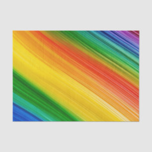 Kleurrijke regenboog van kleuren tissuepapier