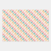 Kleurrijke Regenboog Verjaardag Inpakpapier Vel (Voorkant 2)