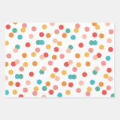 Kleurrijke Regenboog Verjaardag Inpakpapier Vel (Voorkant)