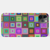 kleurrijke regenboog vierkanten telefoonhoes Case-Mate iPhone case (Achterkant (horizontaal))