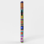 kleurrijke regenboog vierkanten telefoonhoes Case-Mate iPhone case (Achterkant/rechts)