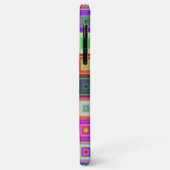 kleurrijke regenboog vierkanten telefoonhoes Case-Mate iPhone case (Achterkant/links)
