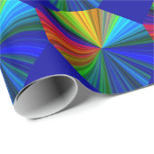 Kleurrijke regenboog Vortex Cadeaupapier (Rol Hoek)