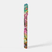 Kleurrijke Regenboog Wildflowers Vogels Vlinders iPhone 15 Case (Rechterkant)