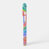 Kleurrijke Regenboog Wildflowers Vogels Vlinders iPhone Hoesje (Linkerkant)