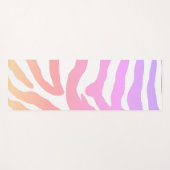 Kleurrijke regenboog Zebra Stripe Yoga Mat (Voorkant (horizontaal))