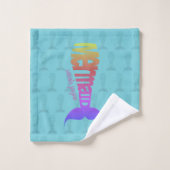 Kleurrijke Regenboog Zeemeermin Aqua Badhanddoek S Bad Handdoek (Wasdoekje)