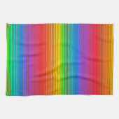 Kleurrijke regenboogachtergrond theedoek (Horizontaal)