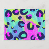 Kleurrijke regenboogafdrukken briefkaart (Voorkant)