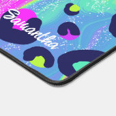 Kleurrijke regenboogafdrukken bureaumat (Hoek)