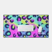 Kleurrijke regenboogafdrukken bureaumat (Keyboard & Muis)