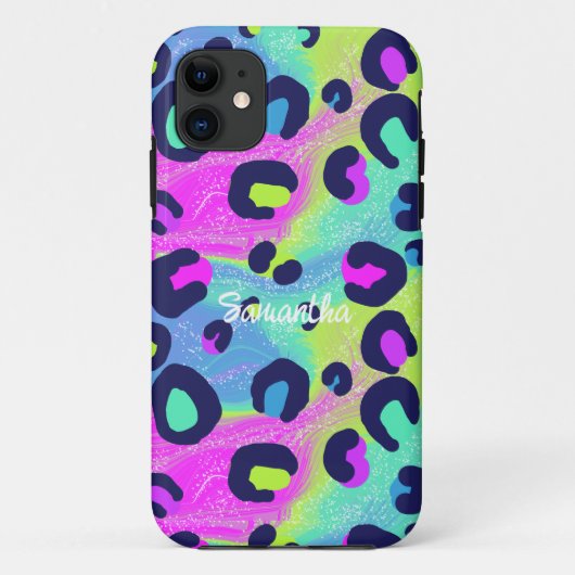 Kleurrijke regenboogafdrukken Case-Mate iPhone case (Achterkant)