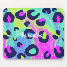 Kleurrijke regenboogafdrukken muismat