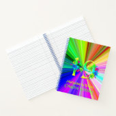 Kleurrijke regenboogbloemen voor 19 jaar oud notitieboek (Binnen)