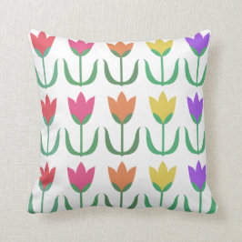 Kleurrijke regenboogbuizen, lentbloemen kussen