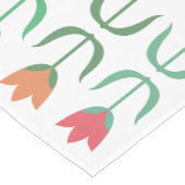 Kleurrijke regenboogbuizen, lentbloemen medium tafelloper (Hoek)