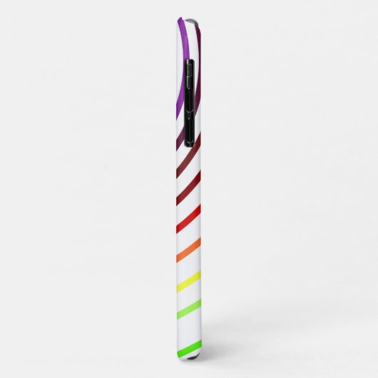 Kleurrijke regenboogcirkels Uw kleuren Case-Mate iPhone Case (Achterkant/links)