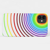 Kleurrijke regenboogcirkels Uw kleuren Case-Mate iPhone Case (Achterkant (horizontaal))