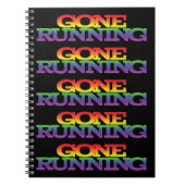 Kleurrijke regenboogeffectgewijze tekst notitieboek (Voorkant)