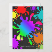 Kleurrijke regenbooggcomplot kaart (Achterkant)