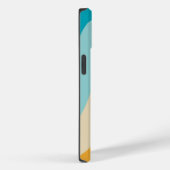 Kleurrijke regenbooggolven gepersonaliseerd Case-Mate iPhone case (Achterkant / Rechts)