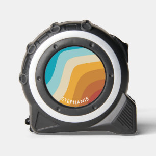 Kleurrijke regenbooggolven van Retro, gepersonalis Rolmaat