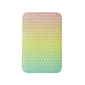 Kleurrijke regenbooggradiënt badmat (Voorkant Verticaal)